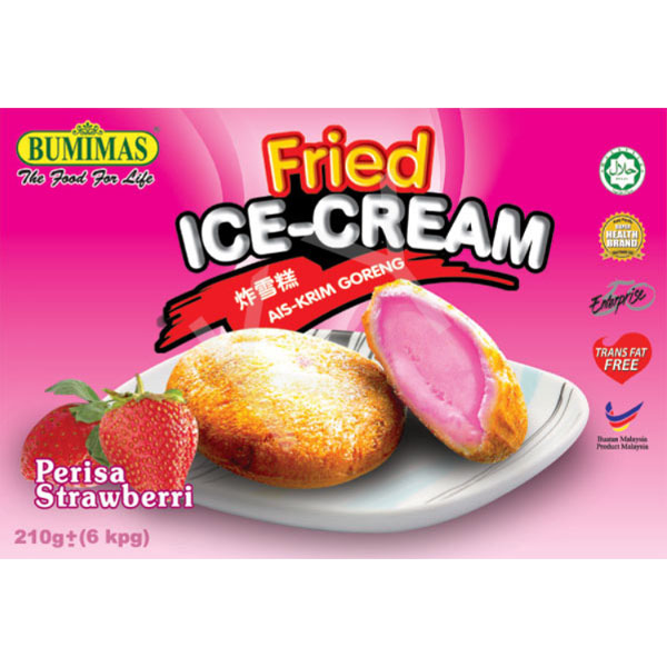 BUMIMAS Fried Ice Cream Strawberry Flavour – BUMIMAS FOOD MANUFACTURING ...